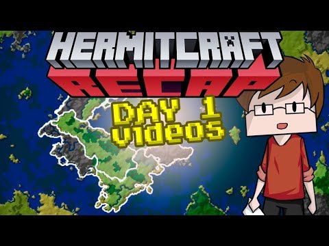 Welcome to season 6! - Hermitcraft Recap Season 6 - All Day 1 videos!