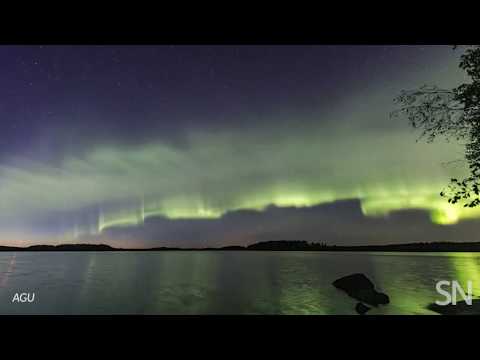 Watch the aurora known as the ‘dunes’ light up the night sky  | Science News