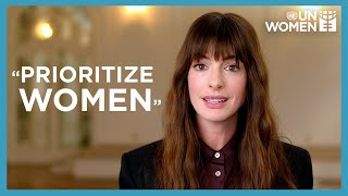 Goodwill Ambassador Anne Hathaway speaks out on care