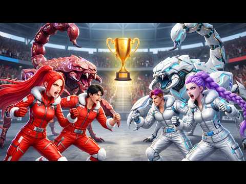 Ruby Family VS Silver  Family: RUMI Gets The Magic Scorpion Racing Championship - KPOP Demon Hunters