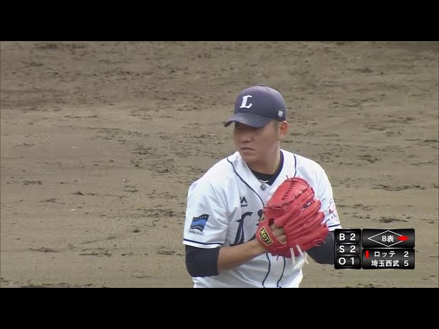 【ファーム】ライオンズ・高橋朋が復帰登板で2奪三振!! 2017/8/20 L-M(ファーム)