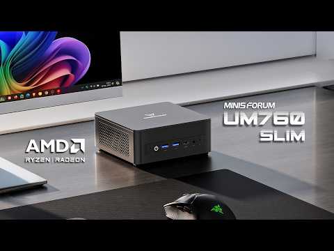 The New UM760 Slim, A FAST Budget Friendly AMD Mini PC That Can Game!