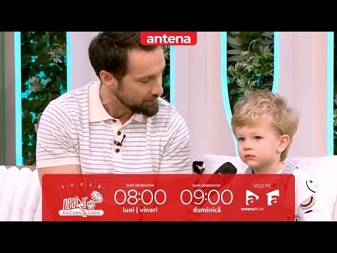 „Neatza cu Răzvan, Dani și TIAGO”. Cele mai adorabile momente cu fiul lui Dani Oțil în platou😍