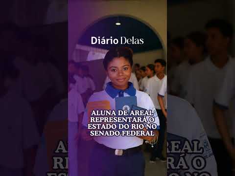 Aluna de Areal representará o Rio no Senado