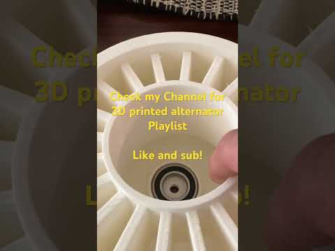 3D printed alternator fit check