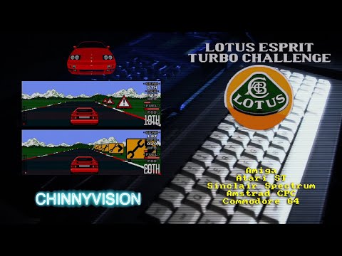 ChinnyVision - Ep 346 - Lotus Esprit Turbo Challenge - Atari ST, Amiga, Spectrum, CPC, C64