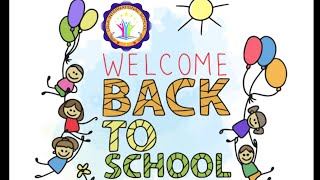 welcome back to school after summer vacation