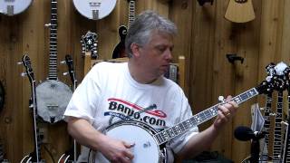 Video thumbnail for Banjo.com video: demo of a new Deering Maple Blossom 5 String Banjo by banjodotcom
