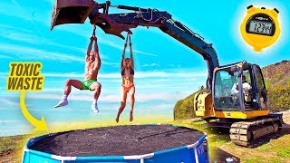 LAST TO FALL IN TOXIC POOL WINS $50,000!! (GAME)