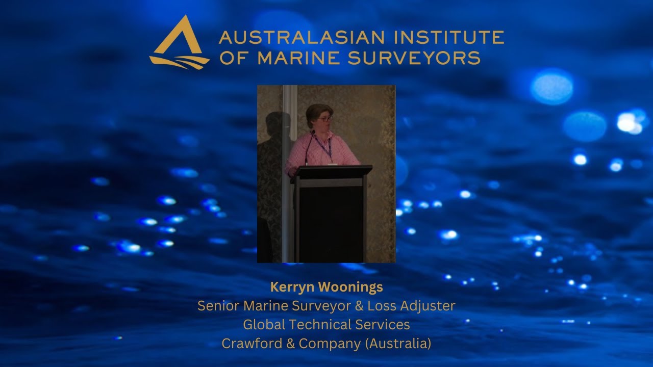 Kerryn Woonings - 2024 AIMS Biennial Conference - BEVs and the Future of Shipping