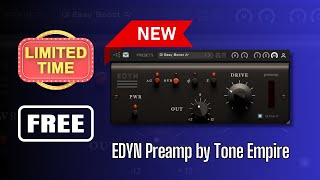 Video thumbnail for NEW and FREE FOR LIMITED TIME! EDYN Preamp by Tone Empire - Sound Demo by VU LUFS