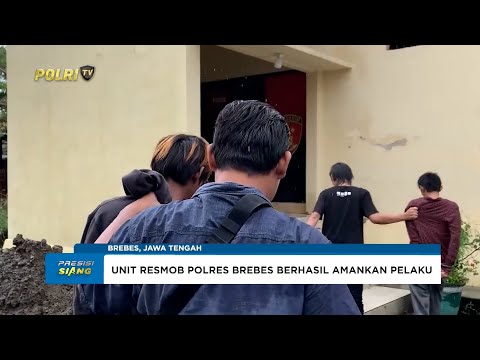 TIM RESMOB POLRES BREBES AMANKAN PELAKU PEMBACOKAN