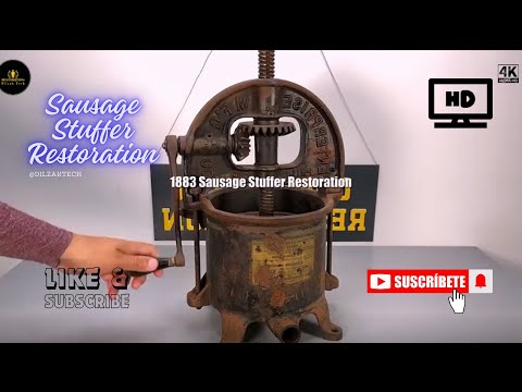 1883 Sausage Stuffer Restoration | Full Restoration | @DilzakTech
