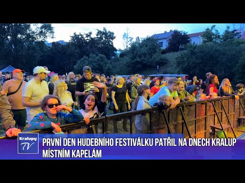 Kralupy TV: První den Hudebního festiválku patřil na Dnech Kralup místním kapelám (11. 6. 2025)
