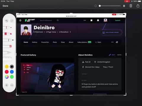 I’m now on deviant art