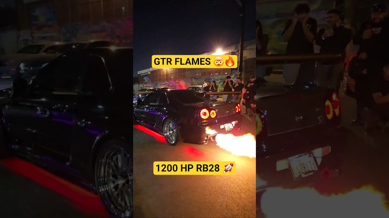 You’ve NEVER Seen a R34 GTR Flame Like This!
