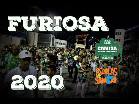 Camisa Verde e Branco 2020 - Bateria Furiosa na Pista - Mestre Marcão -