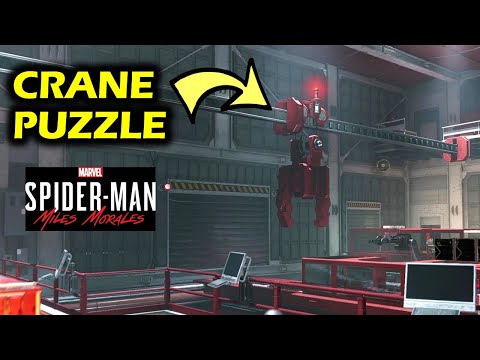 Crane Puzzle: Tinker Tailor Spider Spy - Find a way into the Control Room | Spiderman Miler Morales