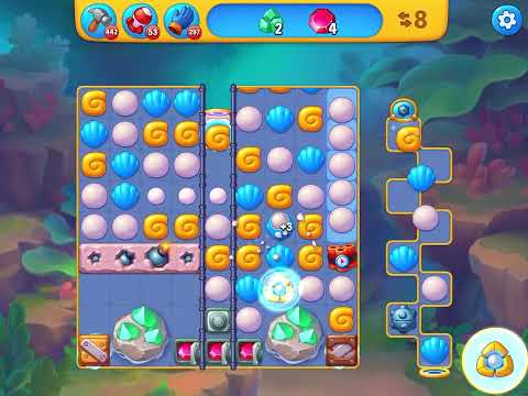 Fishdom level 7076 no boosters フィッシュダム ノーマル [Friend's]