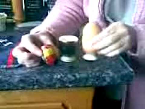 Shrinking creme egg