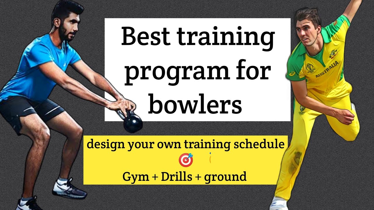 Best training Program for fast bowlers | design your own schedule, Gym + Drills + Ground Fitness 🎯