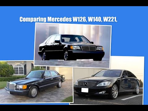 Comparing Mercedes W126, W140, W221, turbo diesels.