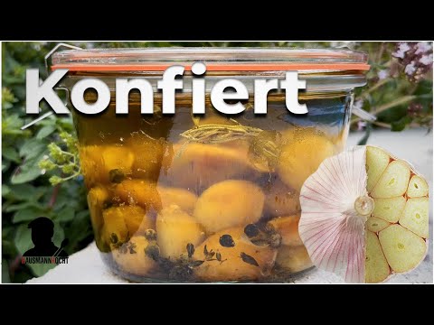 Konfierter Knoblauch Rezept – butterweich & mild, dazu schnelle Knoblauchbutter