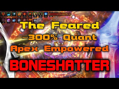Stasis Prison Boneshatter vs The Feared ~300% Quant + 50% Empowered [PoE 3.18]