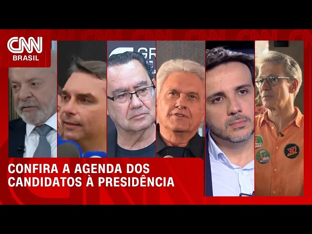 Eleições 2026: confira a agenda dos candidatos à presidência | LIVE CNN