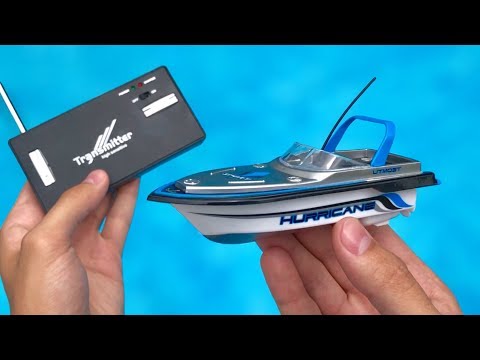 Mini rc boat unboxing and review