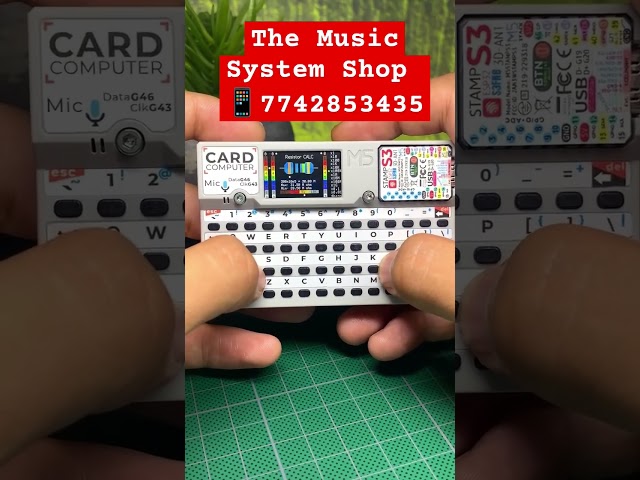 Vídeo relacionado con Cardputer StampS3 56 Teclados Tarjeta de Desarrollo de Computadora Placa de Desarrollo de Sistemas Embebidos Aprendizaje Tarjeta Portátil Ordenador