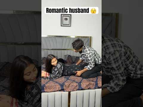 Romantic husband 😳| Husband vs wife #youtubeshorts #youtube #husbandlove #love #romantic