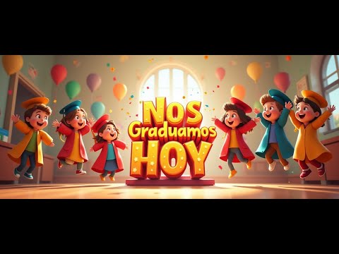 🎓 ¡Nos Graduamos Hoy! – Canción Infantil de Graduación Preescolar 🎉 | Aprende con Música Infantil
