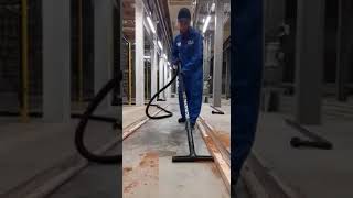 Space Vac Floor Kit in Use