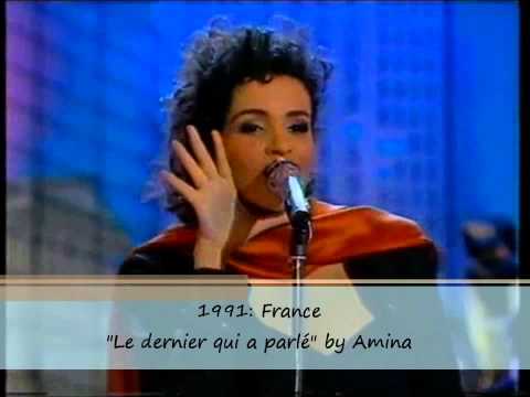 Second placed entries in Eurovison 1970-2013