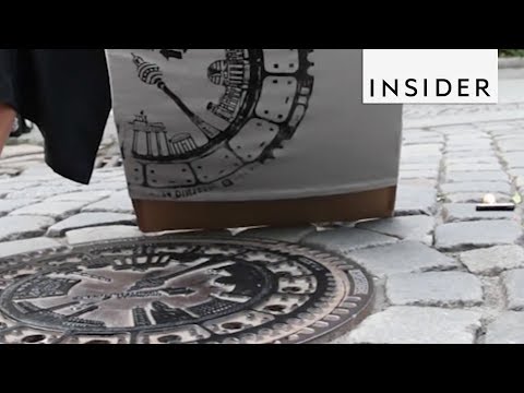 Artists Create Prints From Manhole Covers