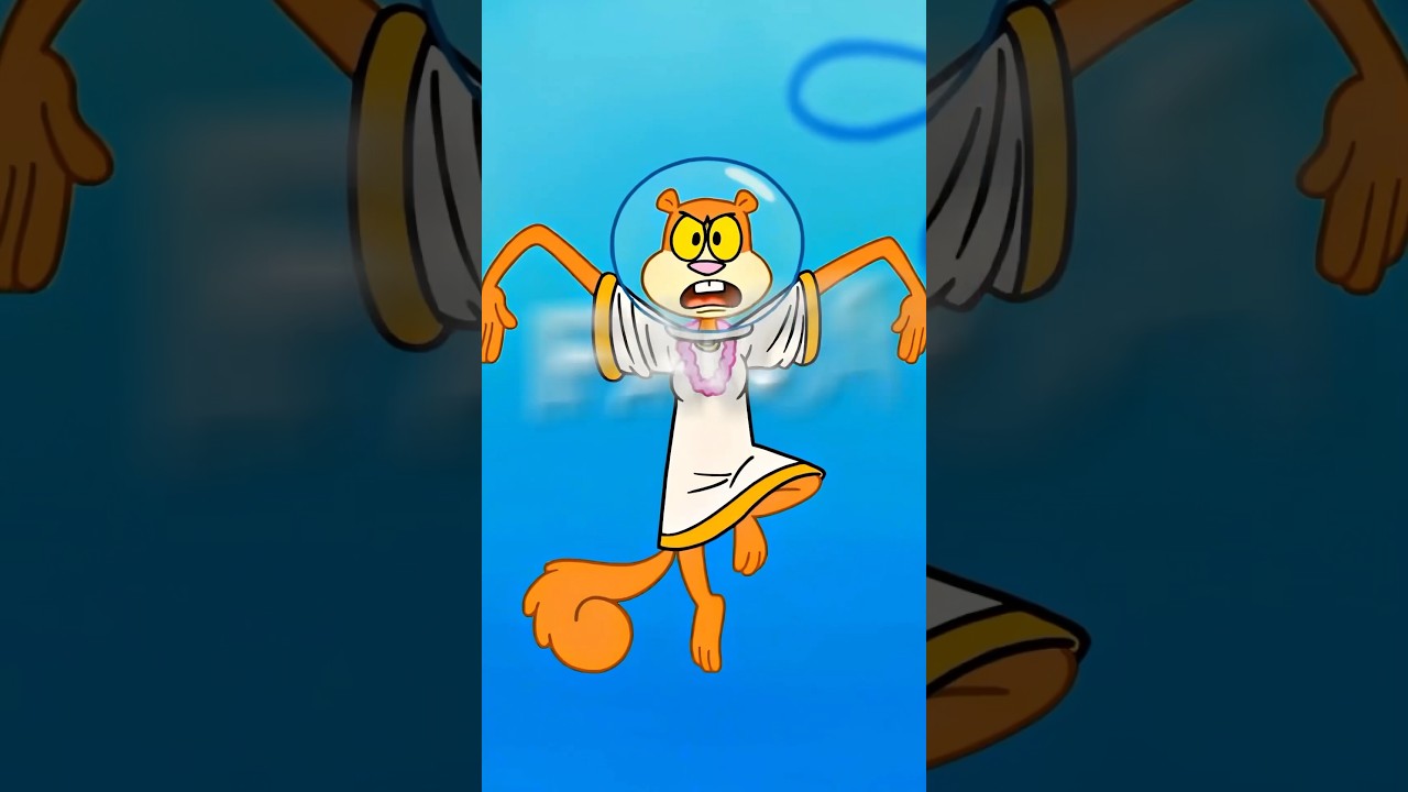 SANDY CHEEKS IS A RAPPER?!! #memes #sandy #sandycheeks #rap #spongebob