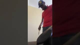 Black motion -little blue girl by Jeff