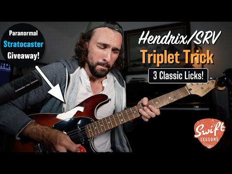 The Hendrix/SRV Triplet Trick + 3 Classic Blues-Rock Licks!
