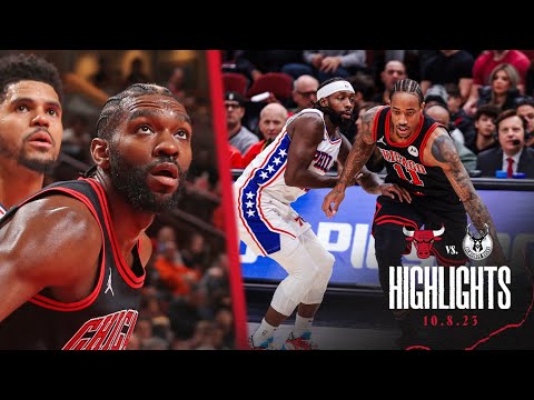 HIGHLIGHTS: DeMar DeRozan and Coby White lead the Bulls to victory over Philadelphia 76ers 105-92