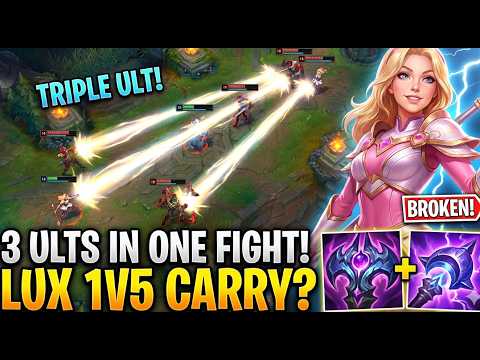 Ability haste Lux and casting 3 times ult in a single fight