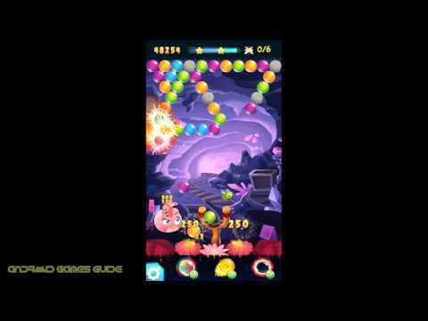 Angry Birds POP Bubble Shooter: Level 63: Walkthrough (3 STARS) HD