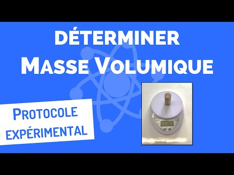 Déterminer une MASSE VOLUMIQUE 👨🔬 Protocole expérimental