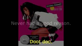 Donna Summer - Cats Without Claws LYRICS SHM &quot;Cats Without Claws&quot; 1984