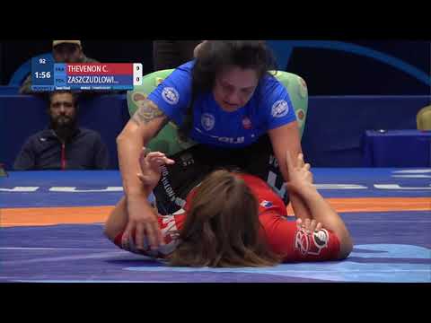 1/2 Women's GP No-Gi - +71 kg: C. THEVENON (FRA) v. M. ZASZCZUDLOWI (POL)