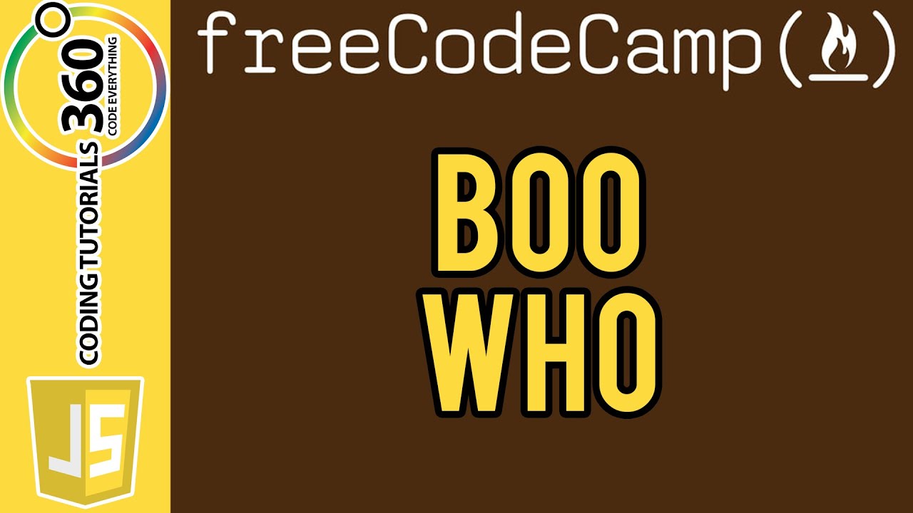 Boo Who: FreeCodeCamp.com Intermediate Algorithm Scripting