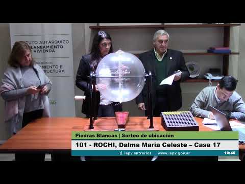 Sorteo IAPV - Piedras Blancas 18 viv.