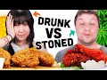 Fried Chicken Challenge Drunk Vs Stoned