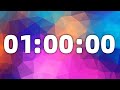 1 Hour  Countdown Timer With Ticking Sound &Alarm Clock | Digital Timer