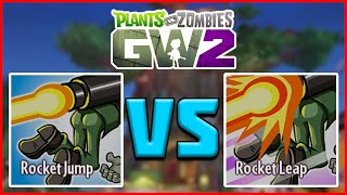 "ABILITY COMPARISON" ROCKET JUMP & ROCKET LEAP - Plants vs Zombies Garden Warfare 2